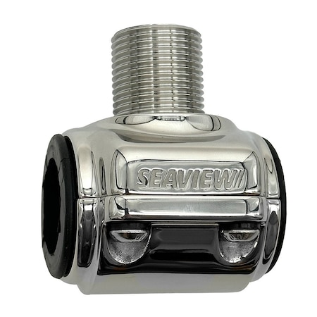 Seaview 316 Stainless Steel Antenna Rail Mount - 1in - 1-1/4in Rails SVRCL1